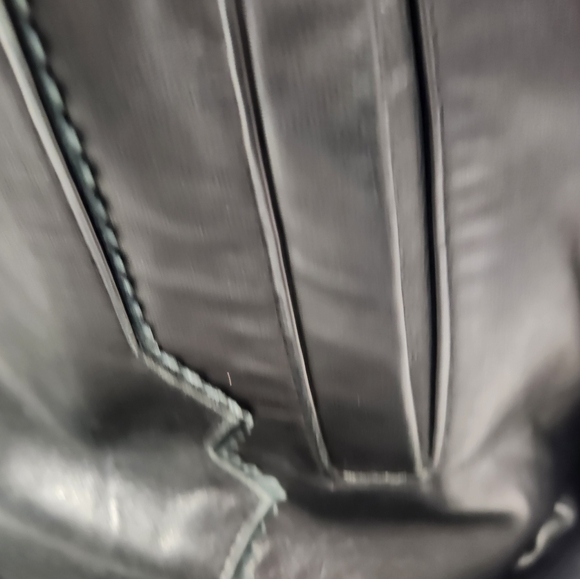 Alaska vintage Button-down Leather Jacket Size Small black - Picture 9 of 11